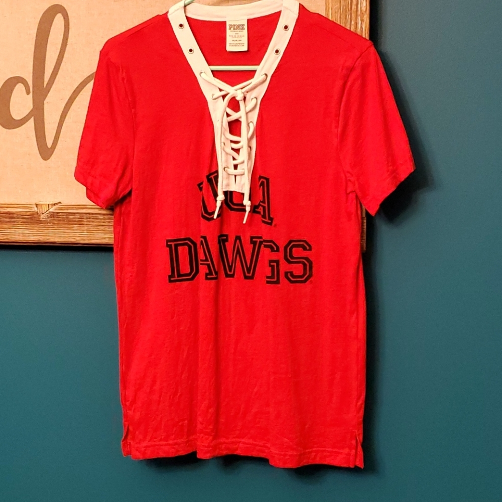 Georgia Bulldogs Tee Shirt (VS PINK)